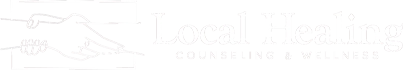 Local Healing Counseling and Wellness logo in white.
